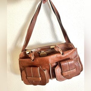 Chloe handbag with lucite handles, with tags and card